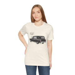 Funny Grim Reaper Hearse Get In Loser Retro T-Shirt