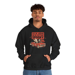 Funny Get In Losers We're Getting Spooky Retro Halloween Hoodie