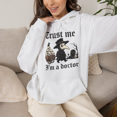 Funny Plague Doctor Trust Me Im A Doctor Retro Hoodie