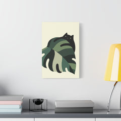 Cat and Plant 7 Canvas