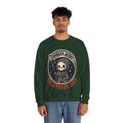 Funny Grim Reaper Spoiler Alert Everybody Dies Crewneck Sweatshirt