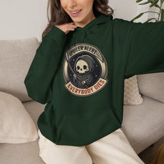 Funny Grim Reaper Spoiler Alert Everybody Dies 2 Hoodie
