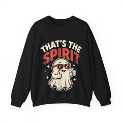 Funny Ghost That's The Spirit Retro Halloween Crewneck Sweatshirt