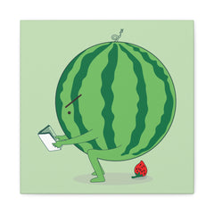 The making of strawberry Canvas