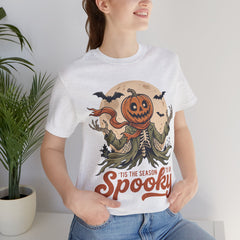 Funny Tis The Season To Be Spooky Pumpkin Skeleton T-Shirt