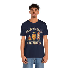 Funny Retro Halloween Candy Disappointment And Regret T-Shirt