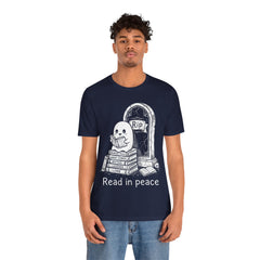 Funny Ghost Read In Peace Tombstone Halloween T-Shirt