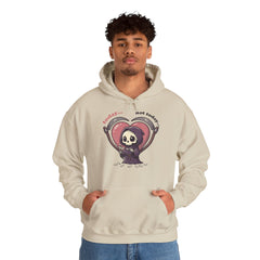 Funny Grim Reaper Today Not Today Daisy Plucking Hoodie