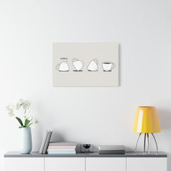 Cat Coffee Canvas