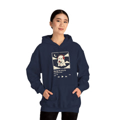 Funny Sad Ghost Song To Cry To Retro Music Player Hoodie