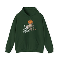 Retro Halloween Ghost In The Grinder Vintage Hoodie