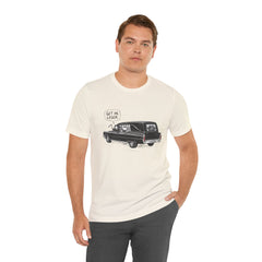 Funny Grim Reaper Hearse Get In Loser Retro T-Shirt