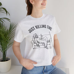 Funny Grim Reaper Just Killing Time Smartphone T-Shirt