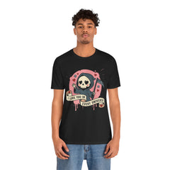 Funny Grim Reaper I Love You In Every Universe Retro T-Shirt