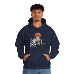 Retro Halloween Ghost In The Grinder Vintage Hoodie