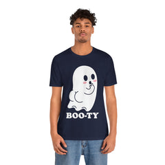 BOOty Cute Kawaii Cheeky Ghost Halloween Vector Art T-Shirt
