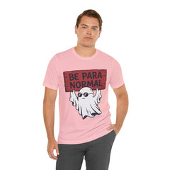 Funny Retro Halloween Ghost Be Para Normal T-Shirt