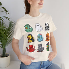 Cute Spooky Rubber Ducky Halloween Mascot T-Shirt