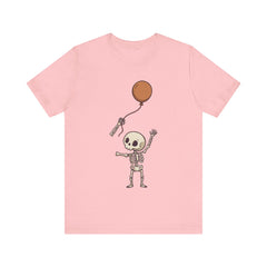 Funny Skeleton Balloon Floating Hand Retro Halloween T-Shirt