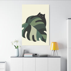 Cat and Plant 7 Canvas