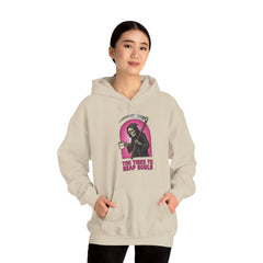 Funny Grim Reaper Too Tired To Reap Souls Coffee Hoodie