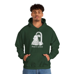 Funny Ghost Read In Peace Tombstone Halloween Hoodie