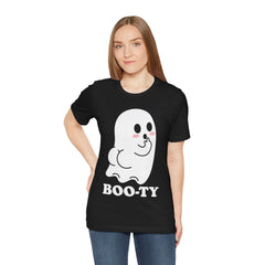 BOOty Cute Kawaii Cheeky Ghost Halloween Vector Art T-Shirt