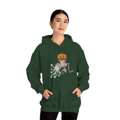 Retro Halloween Ghost In The Grinder Vintage Hoodie