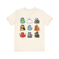 Cute Spooky Rubber Ducky Halloween Mascot T-Shirt