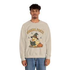 Honkus Pokus Funny Witch Duck Retro Halloween Crewneck Sweatshirt