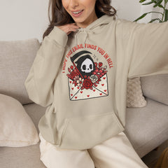 Funny Grim Reaper I Hope This Email Finds You In Hell Hoodie