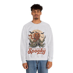 Funny Tis The Season To Be Spooky Pumpkin Skeleton Crewneck Sweatshirt