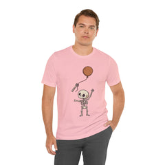 Funny Skeleton Balloon Floating Hand Retro Halloween T-Shirt