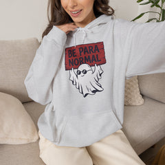 Funny Retro Halloween Ghost Be Para Normal Hoodie