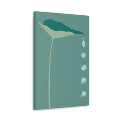 Cat and Plant 34 Canvas
