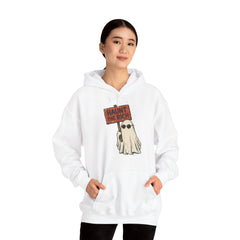 Spooky Protest Ghost Haunt The Rich Sarcastic Hoodie
