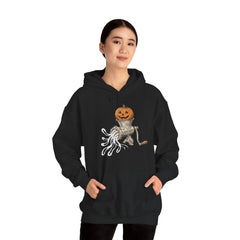 Retro Halloween Ghost In The Grinder Vintage Hoodie