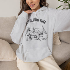 Funny Grim Reaper Just Killing Time Smartphone Hoodie
