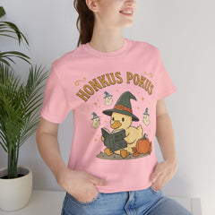 Honkus Pokus Funny Witch Duck Retro Halloween T-Shirt