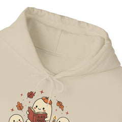 Cute Spooky Book Club Ghost Halloween Retro Hoodie