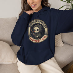 Funny Grim Reaper Spoiler Alert Everybody Dies 2 Hoodie