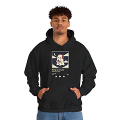 Funny Sad Ghost Song To Cry To Retro Music Player Hoodie