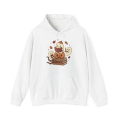 Cute Spooky Book Club Ghost Halloween Retro Hoodie