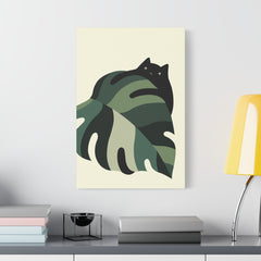 Cat and Plant 7 Canvas