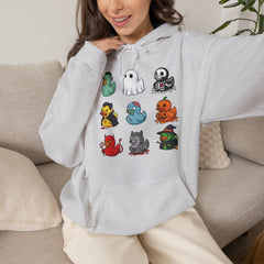 Cute Spooky Rubber Ducky Halloween Mascot Hoodie