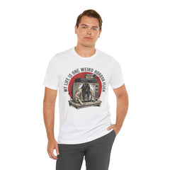 Funny Horror Movie TV Parody My Life Is One Weird Horror Flick T-Shirt