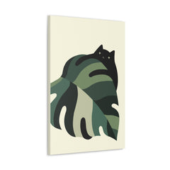 Cat and Plant 7 Canvas