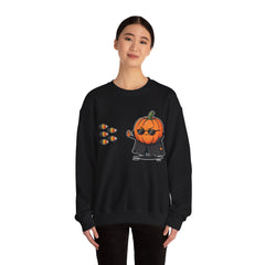 Pumpkin Neo Matrix Parody Crewneck Sweatshirt
