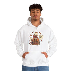 Cute Spooky Book Club Ghost Halloween Retro Hoodie