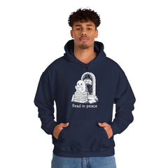Funny Ghost Read In Peace Tombstone Halloween Hoodie